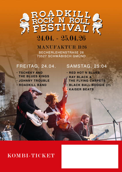 Kombikarte Freitag 24.04.2026 und Samstag 25.04.2026